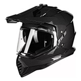 Casco Integral Ilm Ws902 Doble Propósito Carbon Fiber Rider1