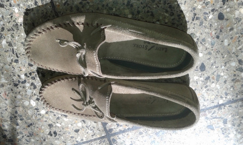 Mocasines Mujer Lady Stork Gamuza Talle 40 Impecables! 