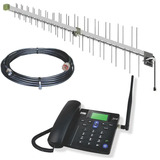 Kit Telefone Celular Rural 3g +antena 15dbi + Cabo Procs5030