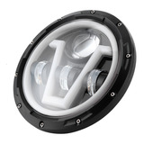 Faro Led Redondo De 7 Pulgadas, Luz Blanca Y Amarilla, Ip67,