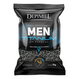 Depimiel Cera Men Titanium Em Pérolas 1kg