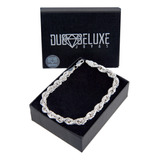 Pulsera Hombre Torzal R 5mm De Plata Ley.925 Duodeluxejoyas®