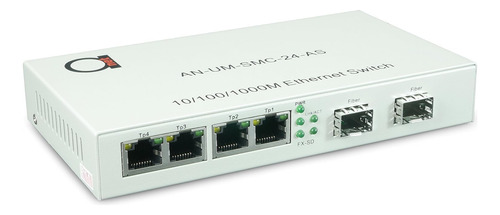 2 X Ranura Sfp Abierta + 4 X Puertos De Cobre Utp - Gigabit 