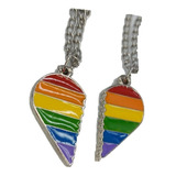 Colgantes Collares Amistad Pareja Lgbt Orgullo Rainbow 