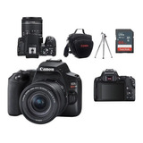 Canon Eos Sl3 Lente 18-55mm + Bolsa + Tripé + Cartão 64gb Nf