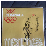 Póster Original Vintage Juegos Olimpicos Mexico 1968