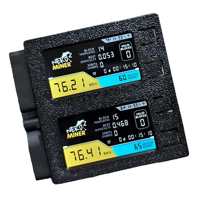 Para Nerdminer V2 Duo 156k/s De Doble Pantalla, Lotería Btc