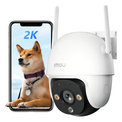 Imou Cámara Seguridad Exterior Wifi Dk7 3mp Audio Todo Color Color Blanco | Envío gratis