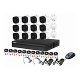 Cctv Kit Profesional Dahua Dvr16ch + 12cam 1080lite