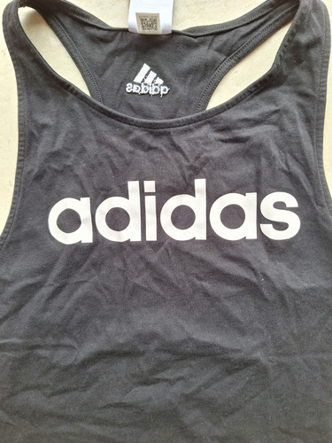 Musculosa Deportiva adidas Negra Xs Mujer Original 