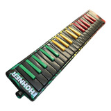 Pianica Melodica Hohner Airboard Rasta 37 Con Funda