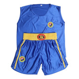 Camiseta Sanda Kung Fu Para Niños, Uniforme De Boxeo Y Muay