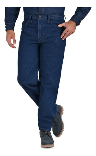 Pantalon De Mezclilla Uso Rudo Hombre Trabajo Industrial