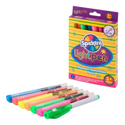 Plumones Light Pen Caja X 6 + Lámpara Spektra