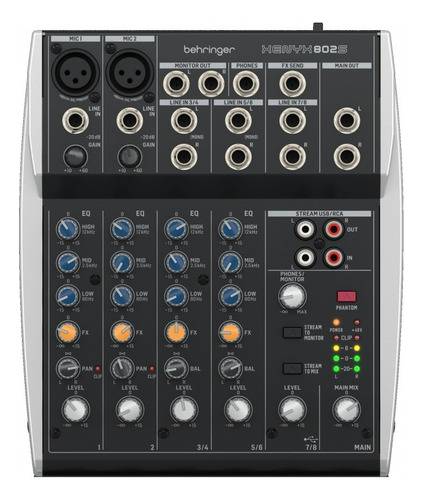 Behringer Xenyx 802s Mezcladora Interfaz