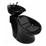 Cadeira Para Lavar Cabelos De Cubá Móvel Bullon Neon Shampoo Cor Preto 127v