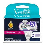 Gillette Venus Platinum Care Cartuchos Con 5 Láminas. 2 Pzas