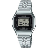 Reloj Casio Vintage Dama La680wa-1df Acero Plateado Wr