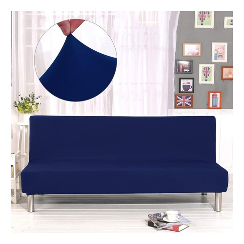 Stretch Futon Armless Sofa Cover 1