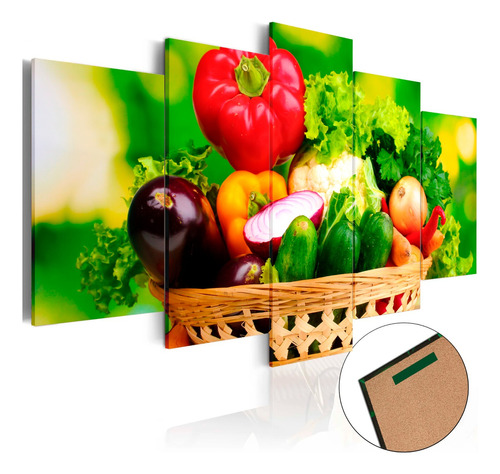 Quadros Decorativo Legume Nutricionista Hort Fruta  06mmmdf