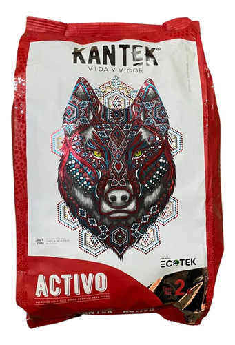 Alimento Holistico Perro Súper Premium Kantek Activo 2 Kg
