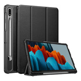 Funda Con Tapa Para Samsung Galaxy Tab S7 De 11 In | Negro