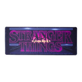 Stranger Things Mantel Escritorio Gamer Teclado Retro Pc