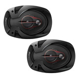 X2 Parlantes Pioneer 6x9' 400w Ts-r6951s Color Negro
