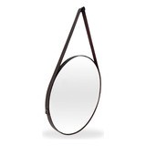 Espelho Adnet 50cm Com Alça E Suporte Sala Banheiro Quarto