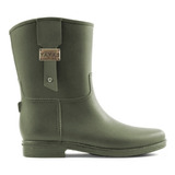 Botas Botin Dama Mujer Lluvia Sintético Corta Camper Yayas