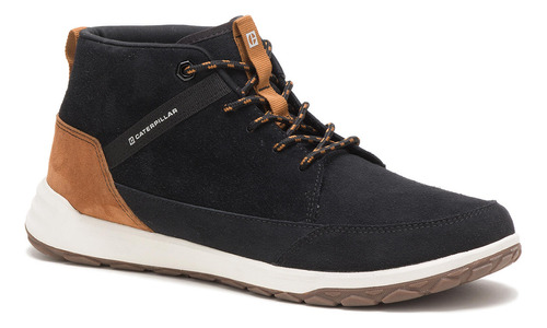 Zapatilla Hombre  Con Caña Quest Mid Negro