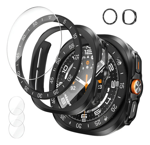 Funda + 3 Mica Para Samsung Galaxy Watch 7 Ultra \u002F 8 Ultra 47mm | MercadoLibre
