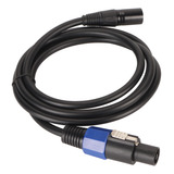 Conector De Altavoz A Cable Xlr, Extensión De 3 Pines Para D