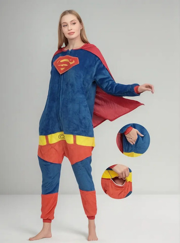Mameluco De Superman, Kigurumi De Superman, Pijama Superman