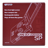 Caja Para Consola Game Boy Advance (gba) Sp Rojo