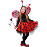 Ikali Disfraz De Ladybug Para Niñas, Traje De Disfraces De A