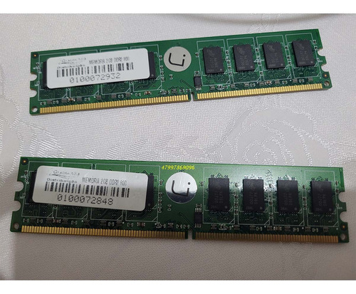 Par Memória Ram 2gb Ddr2 800mhz