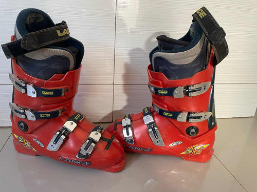 Botas Ski Lange Talla 10 Us Modelo Steel C 60tcolor Rojo