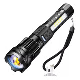 Linterna Led Tactical Titanium Laser Pro Camping Trail Usb