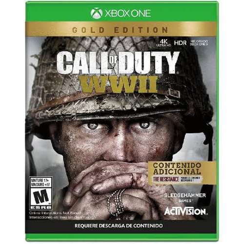 Call Of Duty Wwii Gold Edition Xbox One/series 25 Dígitos 