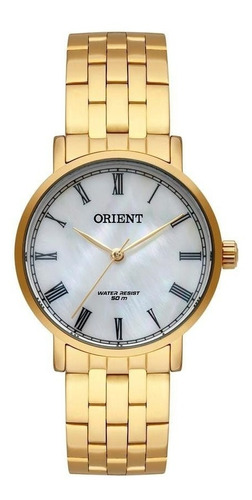 Relógio Orient Feminino Ref: Fgss0128 B3kx Casual Dourado