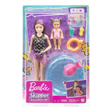 Barbie Skipper Hora Baño Piscina, Accesorios, Envío Rápido 