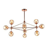 Lustre Pendente Volans Rosê Pd7714-10.000 Cor Cobre-rosê 110v/220v