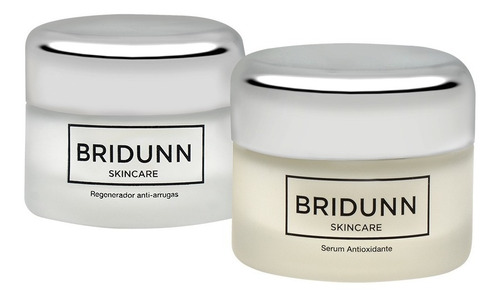 Bridunn Kit Crema Facial Antiarrugas Y Suero Antioxidante