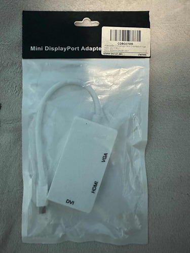 Adaptador Convertidor De Video Mini Displayport Hdmi Vga Dvi