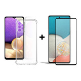 Carcasa Para Samsung A73 5g Transparente Reforzada + Mica