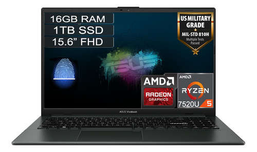 Portátil Asus Vivobook Go E1504fa Amd Ryzen 5 7520u 16gb 1tb