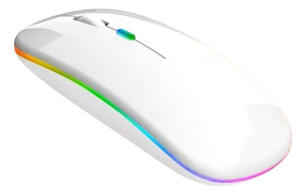 Mouse Inalambrico Recargable 2.4g Portatil Bluetooth Luz Led