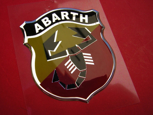 Abarth - Escudo Adhesivo 5,5 X 4,5 Cms Resina 3d Foto 2
