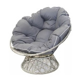 Sillón Nido Acero 90 Cm Gris Con Envio